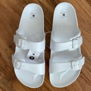 NWT White Shade and Shore Sandals 12W